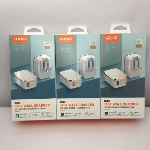 Cargador LDNIO A1204Q 18W (V8 - IPH - Tipo C)