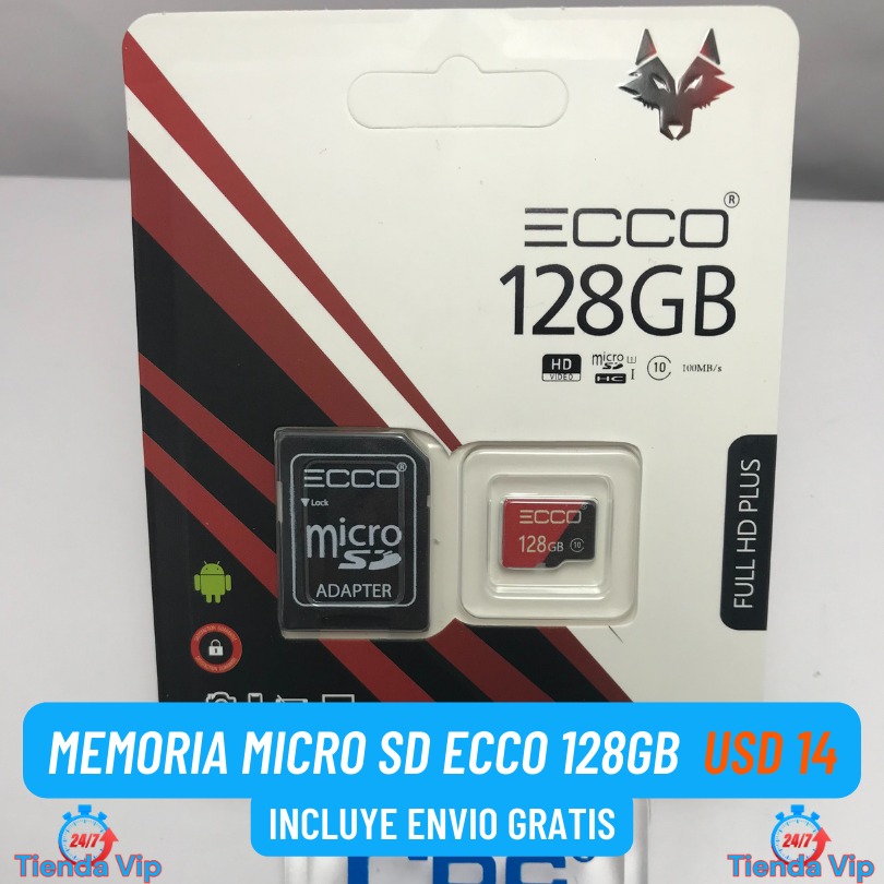 Memoria micro SD ECCO 32, 64, 128GB - Imagen 4