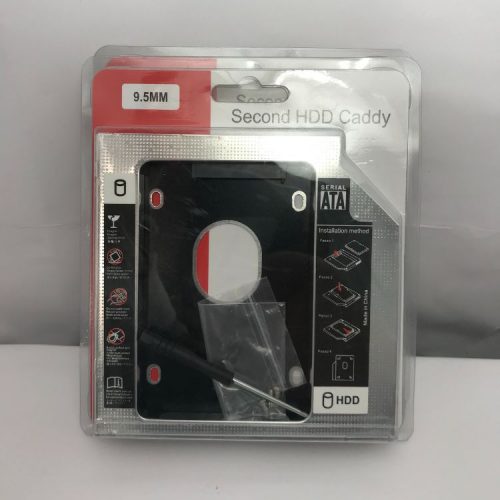 Adactador discos duro caddy 9.5mm