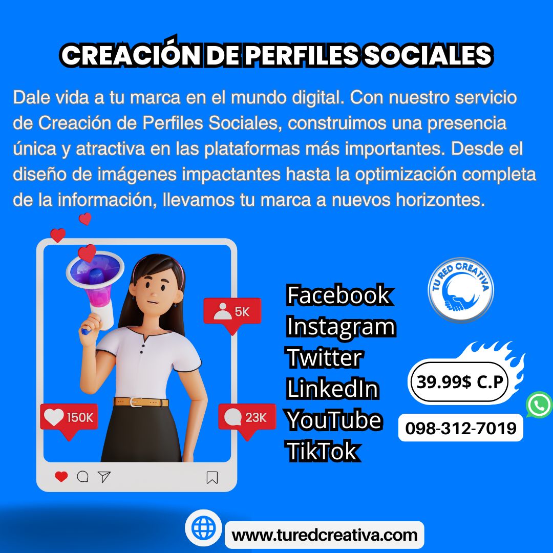 Creación de Perfiles Sociales