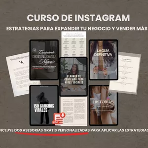 Curso de Instagram: Estrategias para expandir tu negocio y vender más